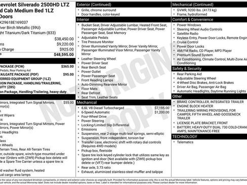 Used 2008 Chevrolet Silverado 2500 LTZ w/ Safety Package image 11