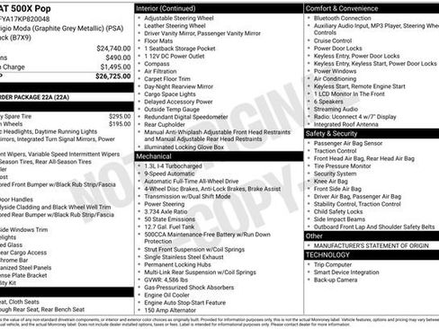 Used 2019 FIAT 500X Pop image 28