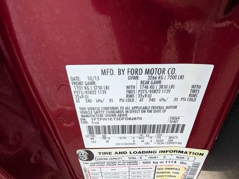 Used 2013 Ford F150 Limited image 45