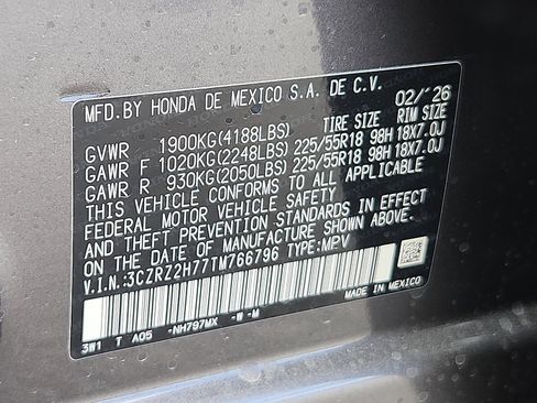 New 2026 Honda HR-V EX-L image 19