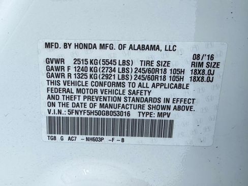 Used 2016 Honda Pilot EX-L image 34