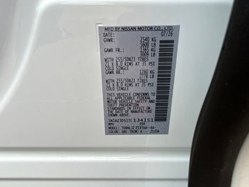 New 2026 Nissan Murano Platinum AWD/4WD image 25
