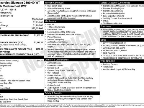 Used 2024 Chevrolet Silverado 2500 W/T image 5