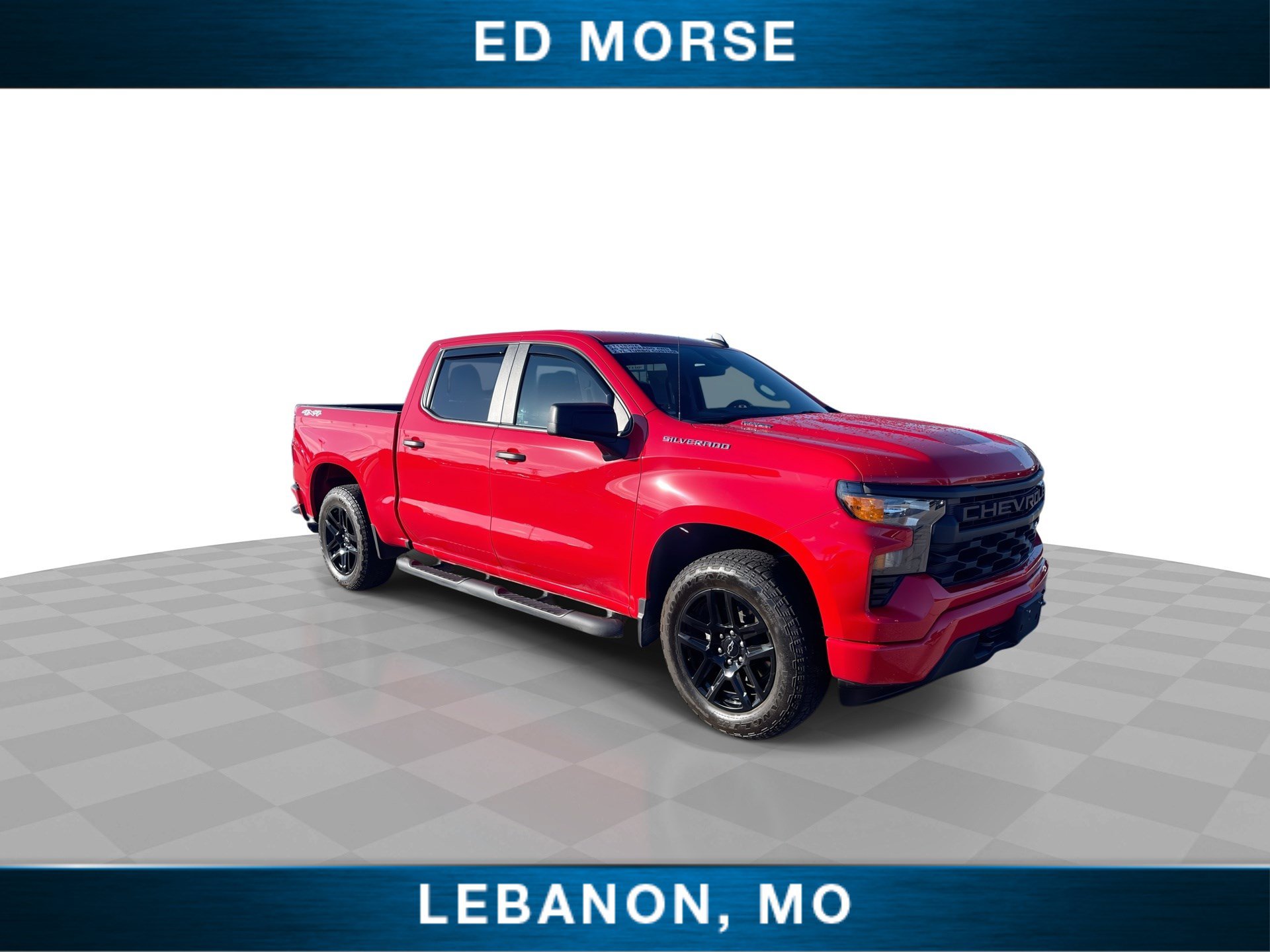 Certified 2025 Chevrolet Silverado 1500 Custom w/ Turbomax Blackout Package AWD/4WD image 2