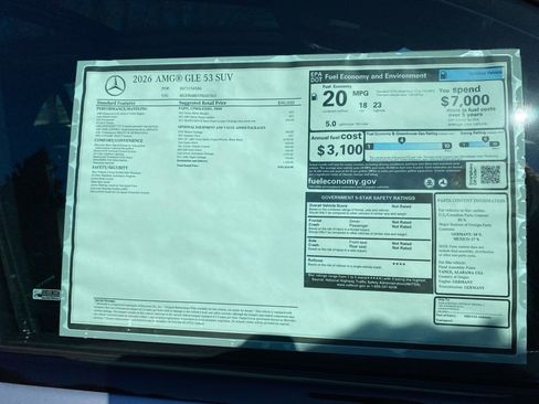 New 2026 Mercedes-Benz GLE 53 AMG 4MATIC+ image 33