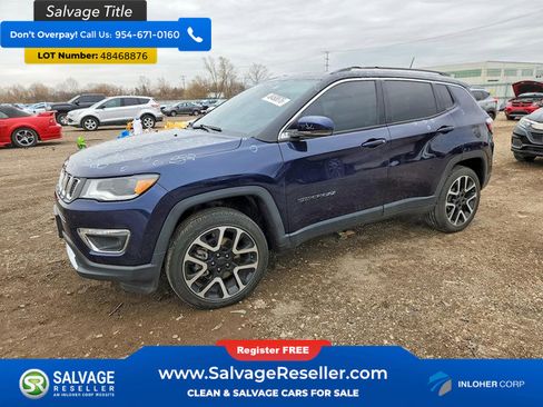 Used 2021 Jeep Compass Limited w/ Sun and Sound Group AWD/4WD image 1