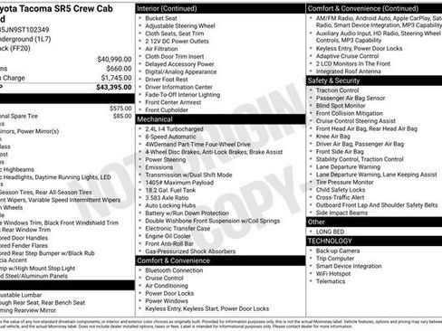 Used 2025 Toyota Tacoma SR5 AWD/4WD image 24