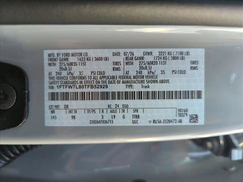 New 2026 Ford F150 Platinum AWD/4WD image 17