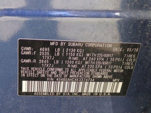 Used 2019 Subaru Outback 2.5i Premium w/ Popular Package #2 image 14