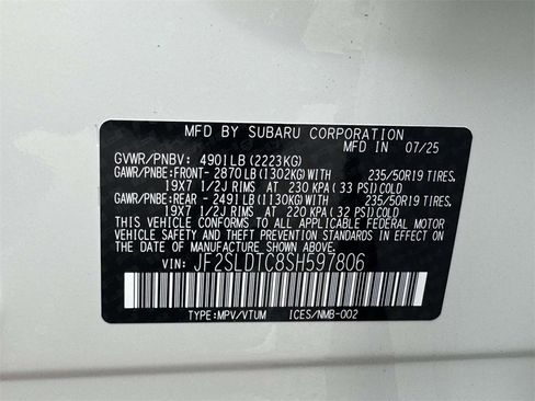 New 2025 Subaru Forester Touring image 14