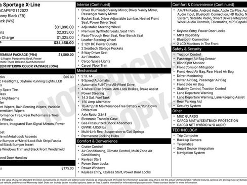 Used 2023 Kia Sportage X-Line w/ X-Line Premium Package AWD/4WD image 3