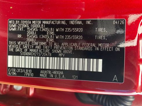 New 2026 Toyota Highlander Limited AWD/4WD image 19