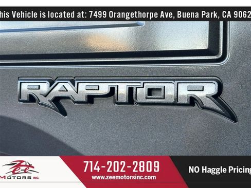 Used 2018 Ford F150 Raptor w/ Equipment Group 801A Mid image 72