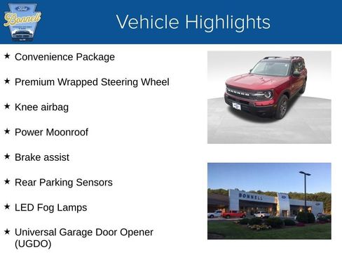 New 2025 Ford Bronco Sport Big Bend w/ Convenience Package image 5