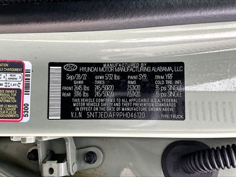 Certified 2023 Hyundai Santa Cruz Limited image 36