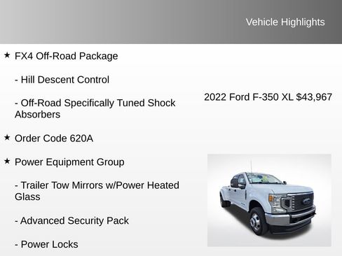 Used 2022 Ford F350 XL w/ STX Appearance Package image 12