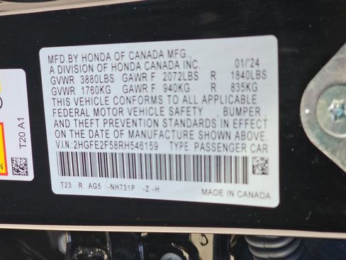 Used 2024 Honda Civic Sport image 38