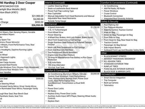 Used 2019 MINI Cooper 2-Door Hardtop w/ Signature Upholstery Package image 25