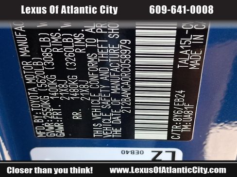 Certified 2024 Lexus RX 350 F Sport w/ Convenience Package AWD/4WD image 28