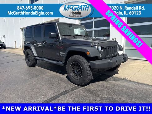 Used 2017 Jeep Wrangler Unlimited Sport w/ Quick Order Package 24S AWD/4WD image 1