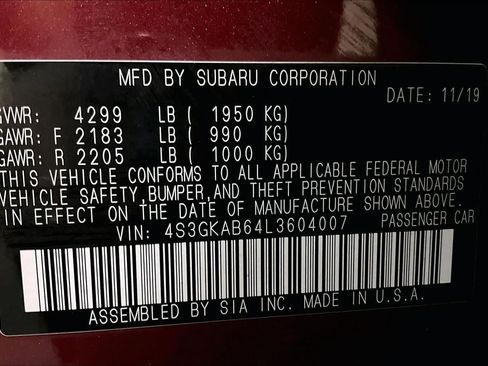 Used 2020 Subaru Impreza 2.0i AWD/4WD image 32