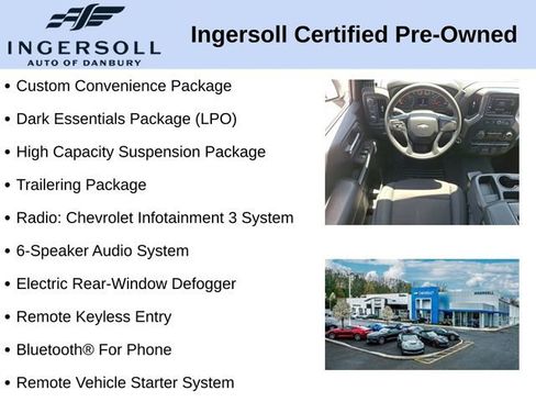 Used 2024 Chevrolet Silverado 1500 Custom w/ LPO, Dark Essentials Package AWD/4WD image 10