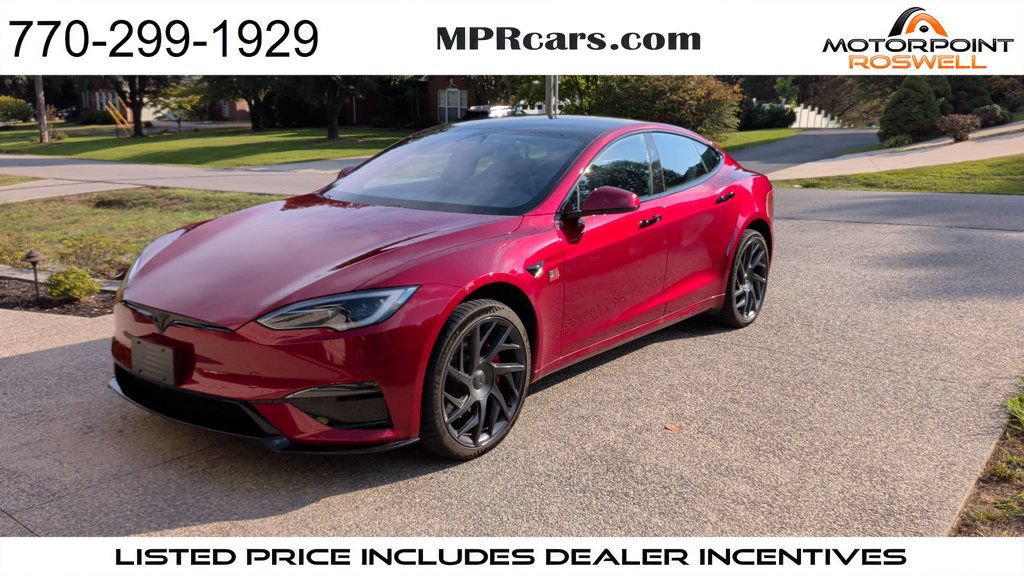 Used 2026 Tesla Model S Plaid AWD/4WD image 1