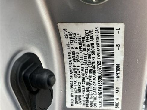 Used 2006 Honda Civic LX image 12