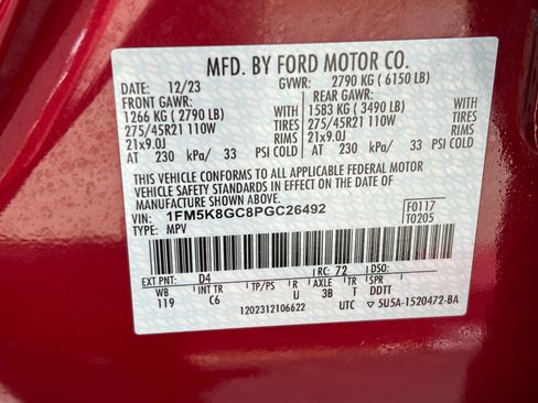 Used 2023 Ford Explorer ST w/ Equipment Group 401A AWD/4WD image 28