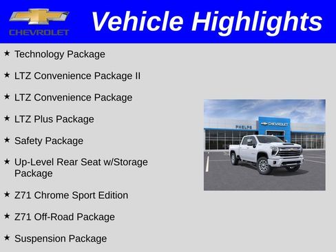 New 2026 Chevrolet Silverado 2500 LTZ w/ Z71 Chrome Sport Edition image 2