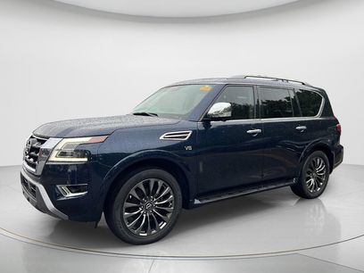 Used 2021 Nissan Armada Platinum w/ Captain's Chairs Package