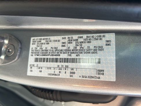 Used 2023 Ford Escape ST-Line w/ Tech Pack #1 image 34