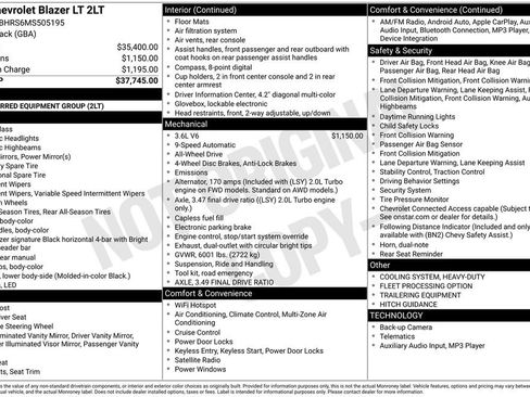 Used 2021 Chevrolet Blazer LT image 37