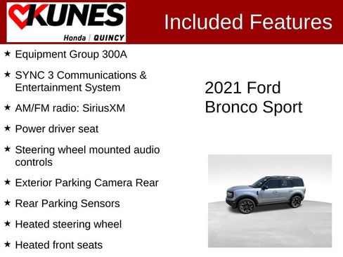 Used 2021 Ford Bronco Sport Outer Banks AWD/4WD image 2