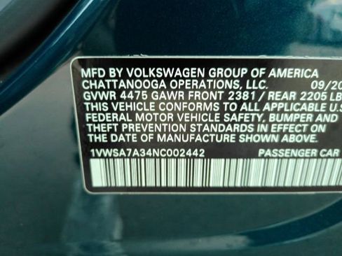 Used 2022 Volkswagen Passat 2.0T SE image 50