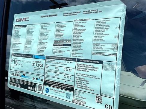 New 2026 GMC Yukon Denali w/ Denali Reserve Package AWD/4WD image 14