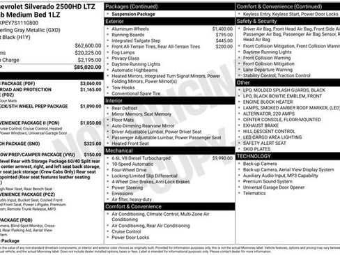 Used 2025 Chevrolet Silverado 2500 LTZ w/ LTZ Plus Package AWD/4WD image 24