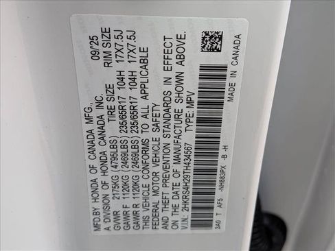 New 2026 Honda CR-V LX image 17