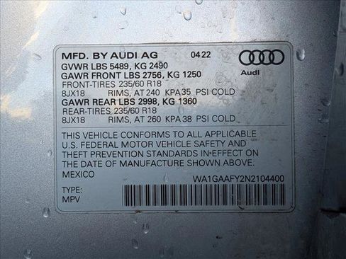 Used 2022 Audi Q5 2.0T Premium w/ Convenience Package AWD/4WD image 23
