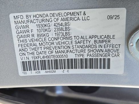 New 2026 Honda Civic Sport Touring image 50