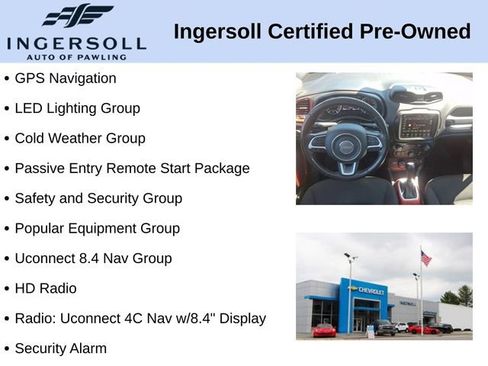 Used 2020 Jeep Renegade Trailhawk w/ UConnect 8.4 Nav Group AWD/4WD image 10