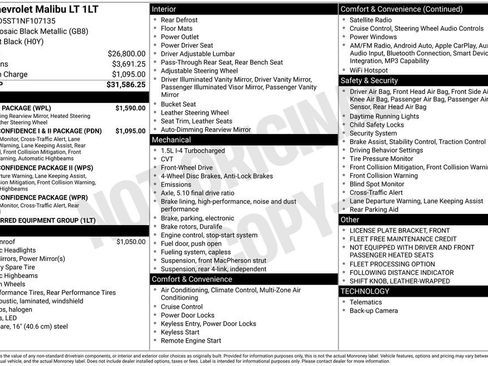 Used 2022 Chevrolet Malibu LT w/ Leather Package FWD image 17