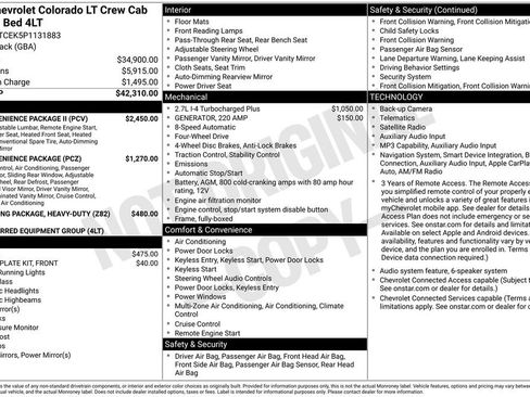 Used 2023 Chevrolet Colorado LT w/ LT Convenience Package II AWD/4WD image 28