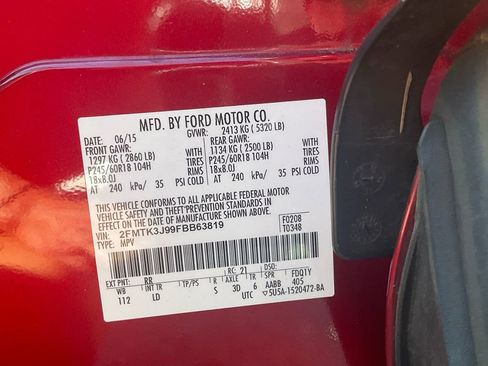 Used 2015 Ford Edge SEL w/ Equipment Group 201A FWD image 25