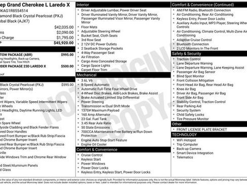 New 2024 Jeep Grand Cherokee L Laredo w/ Trailer Tow Package AWD/4WD image 5