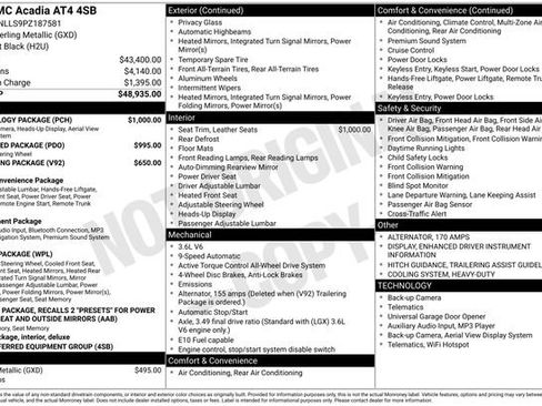 Used 2023 GMC Acadia AT4 w/ Technology Package image 10