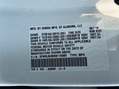 Used 2019 Honda Odyssey Touring image 28