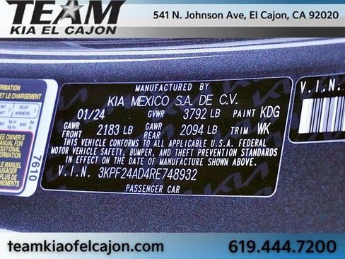 Certified 2024 Kia Forte LXS image 30