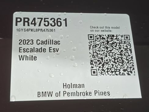 Used 2023 Cadillac Escalade ESV Sport w/ LPO, ONYX Package AWD/4WD image 27