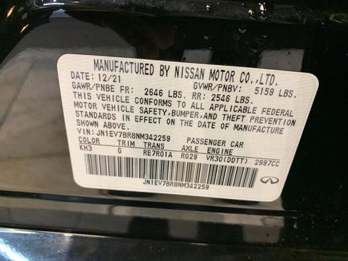 Used 2022 INFINITI Q50 Luxe w/ Cargo Package image 62